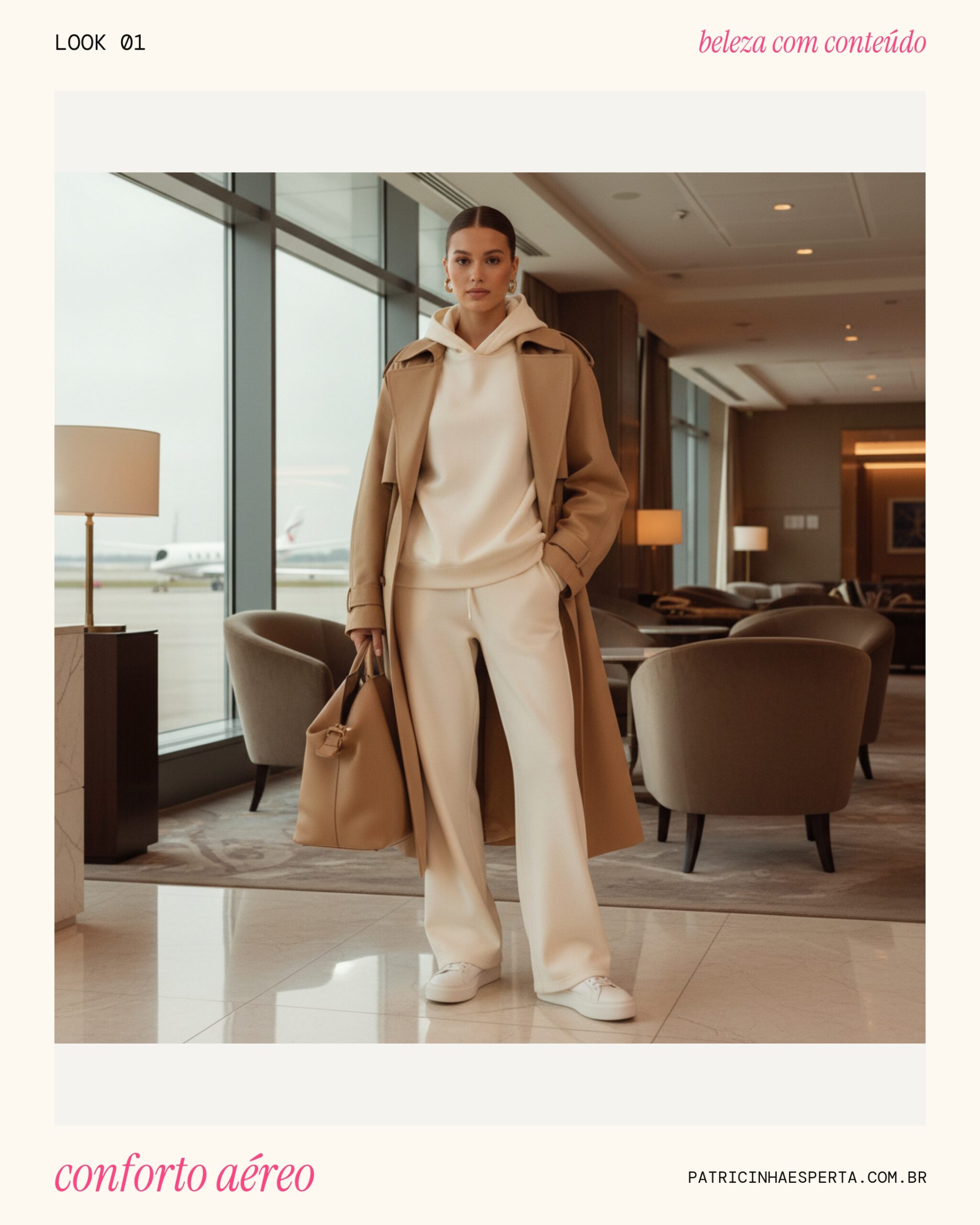 Look 1: Conforto Aéreo Estiloso
