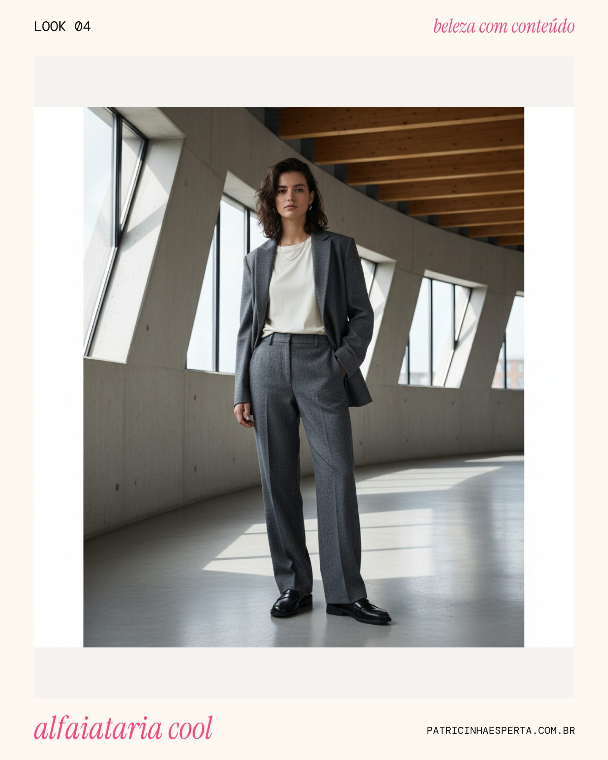 Look 4: Alfaiataria Moderna e Despojada