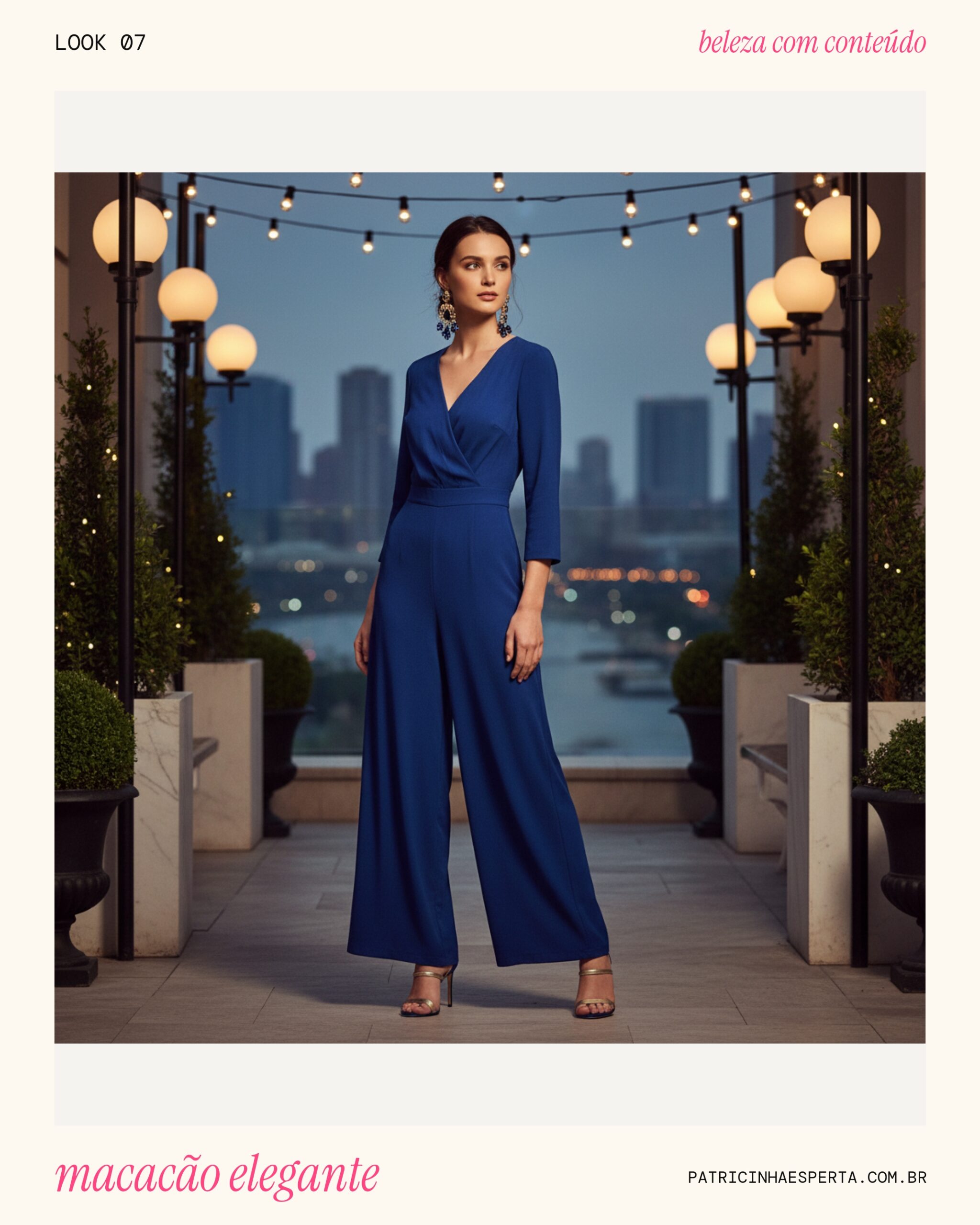 Look 7: Macacão Moderno e Versátil