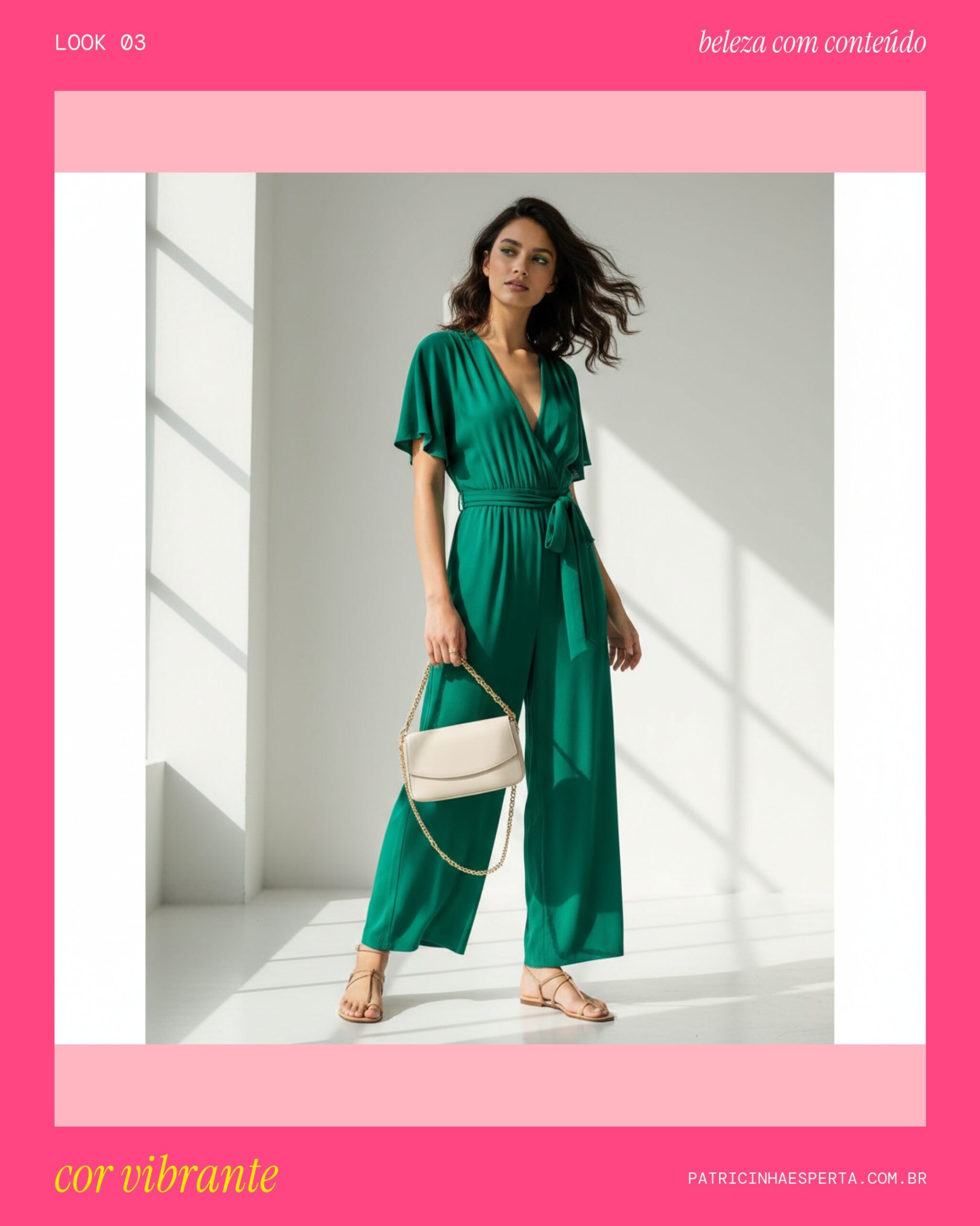 Look 3: Toque de Cor Vibrante