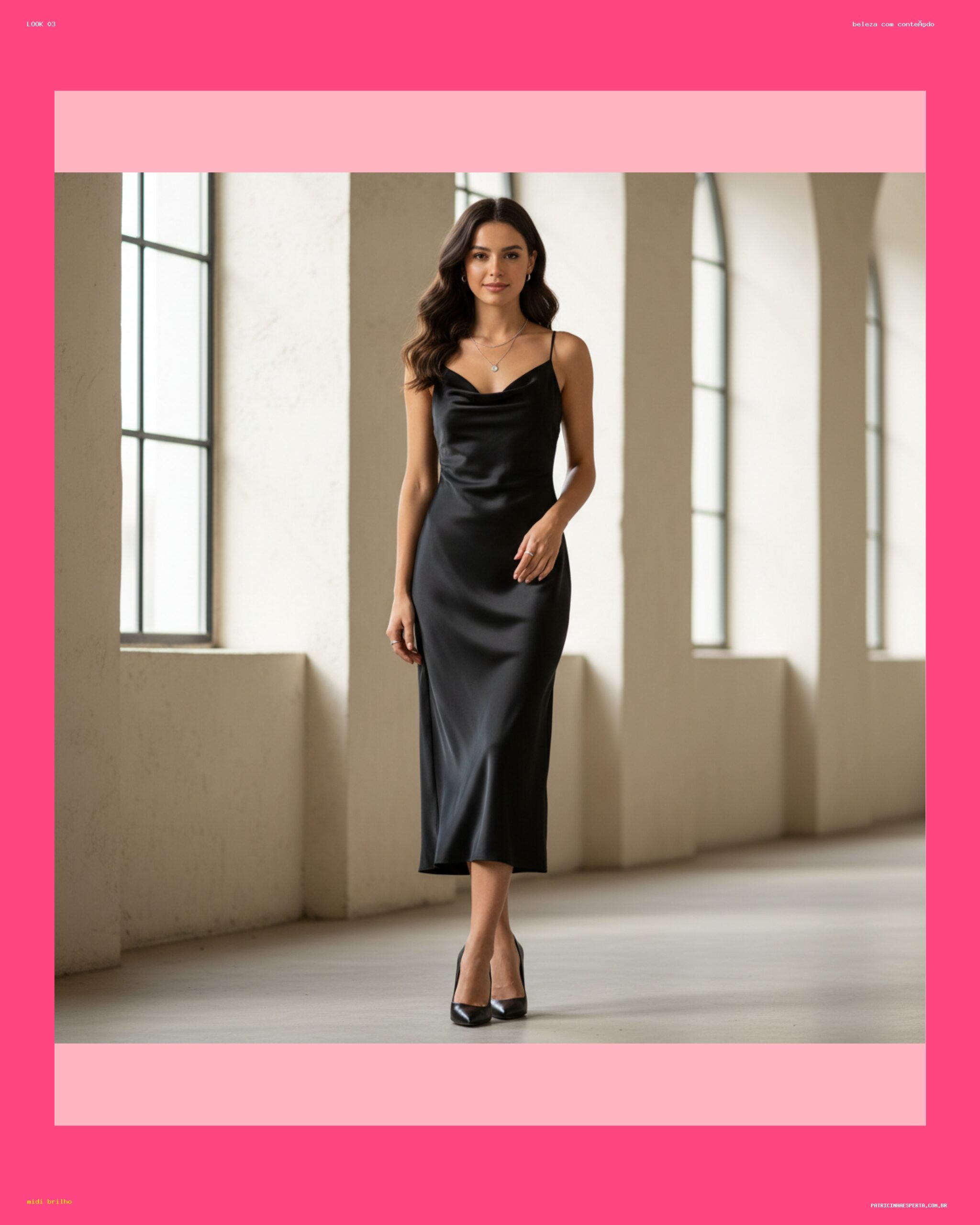 Elegância Noturna com Brilho Sutil