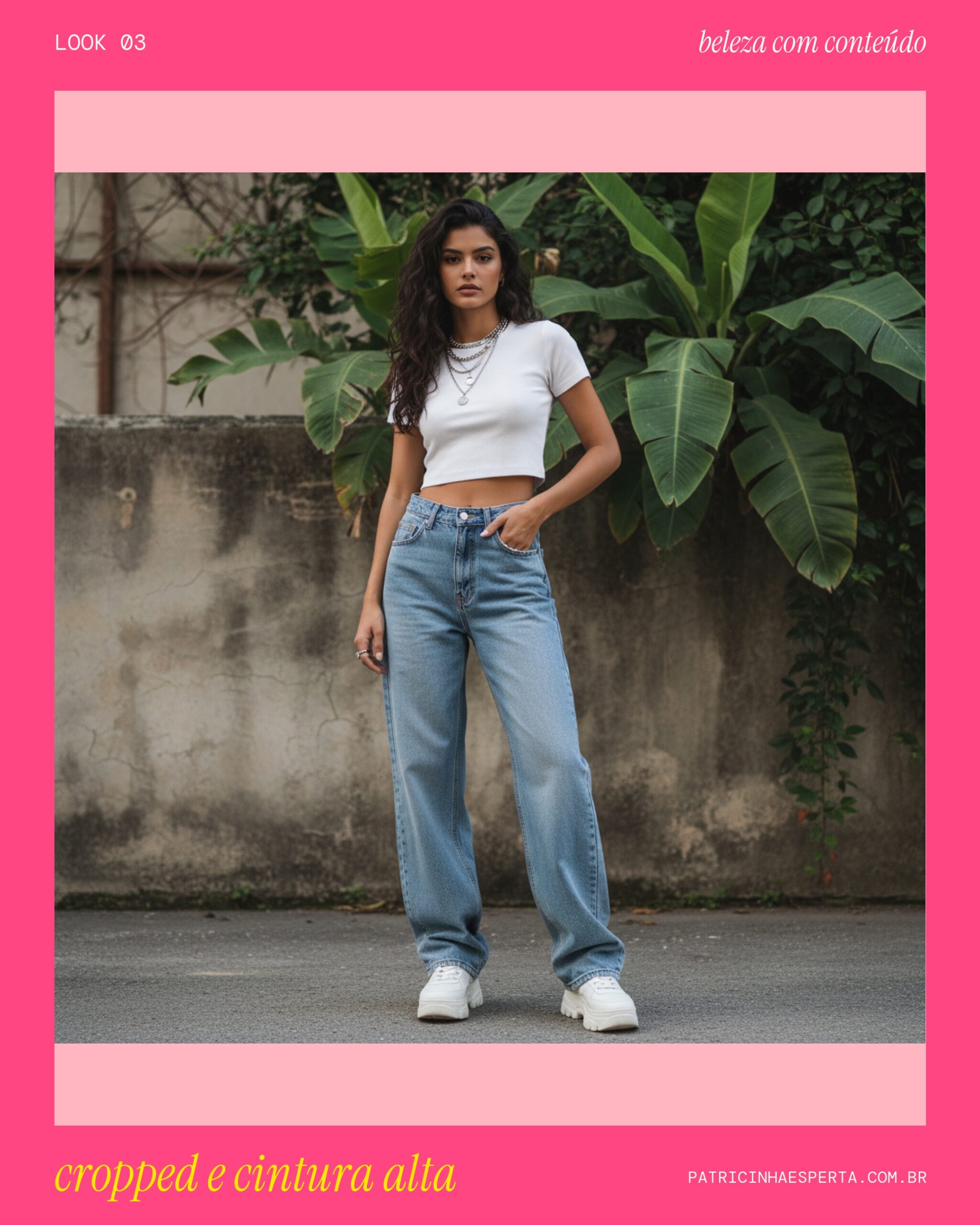 Cintura Alta com Cropped