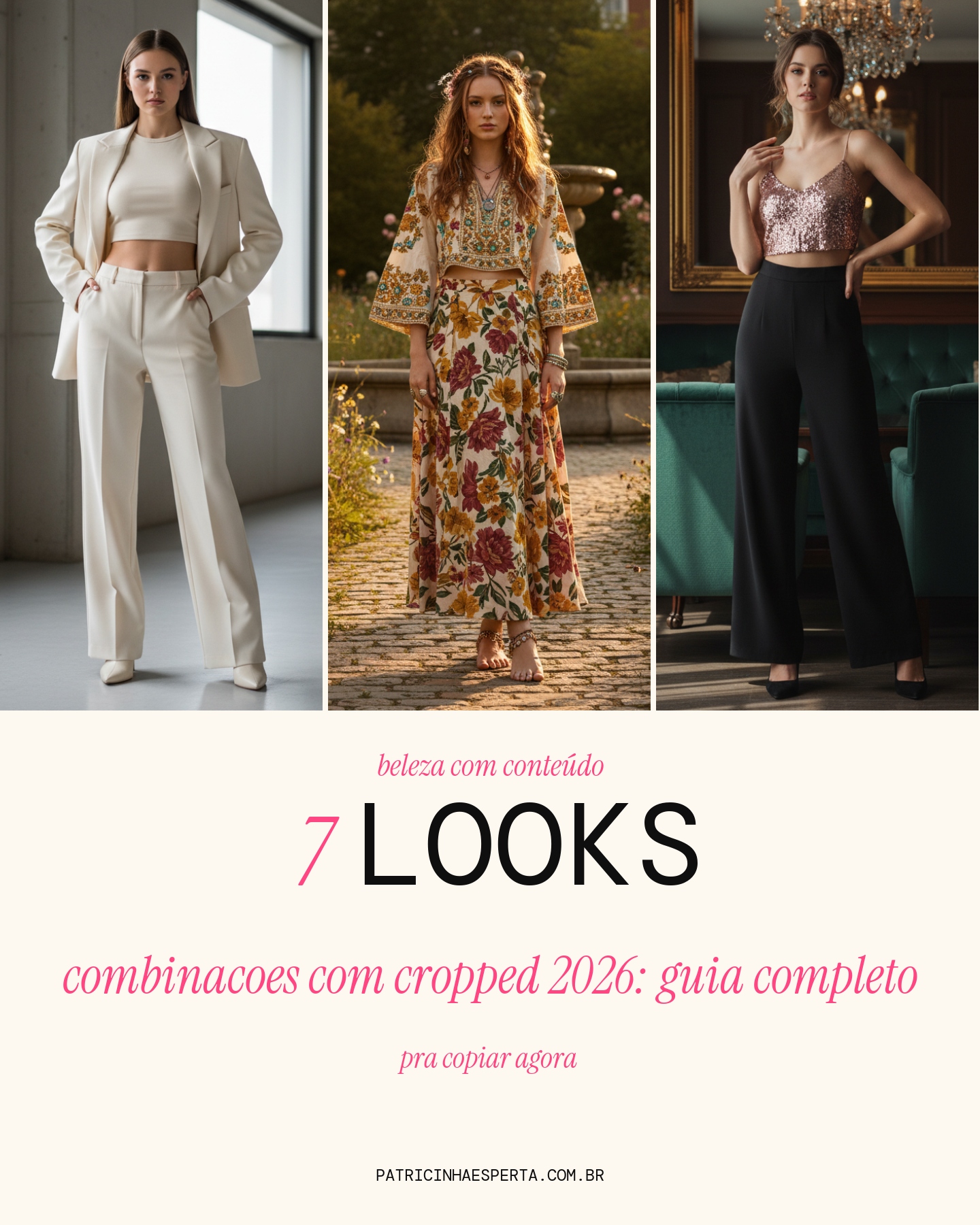combinacoes com cropped 2026: guia completo
