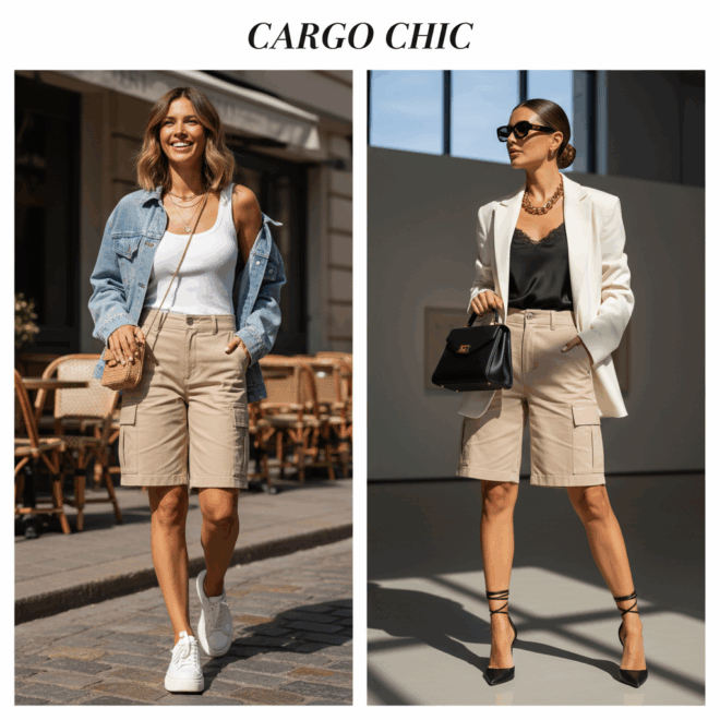 Como Combinar Seu Short Cargo: Looks Para Todas as Ocasiões