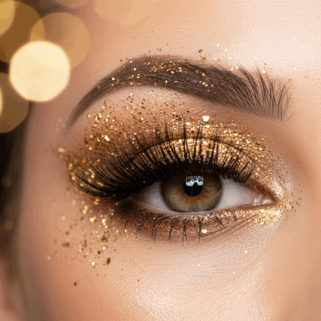 O Brilho Infinito: Glitter e Pigmentos Cintilantes