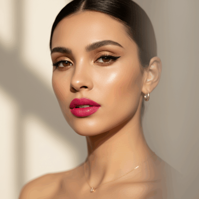 Maquiagem para Combinar com Seu Batom Pink Hot: Equilíbrio é Tudo